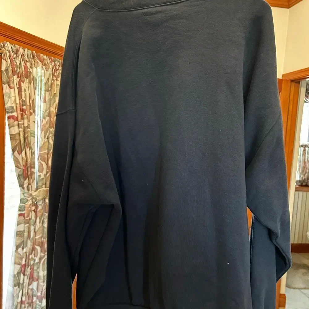Men's Gucci blade logo print cotton sweatshirt, size XL made in Italy